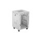 12. Lanberg FF01-6615-12SL Freestanding Rack 15U Gray