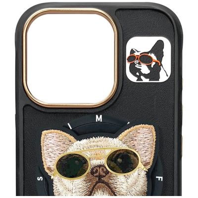 7. Nimmy Glasses Cool nag MagSafe case for iPhone 16 Pro Max - black