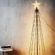 15. DECORATIVE CHRISTMAS TREE 550LED WARM WHITE 300CM BLACK
