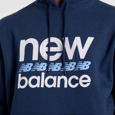 5. New Balance Sport Graphic Fleece Hoodie NNY M MT51941NNY