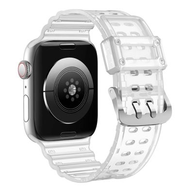 5. Strap Triple Protection for Apple Watch 38 / 40 / 41 mm band bracelet - transparent