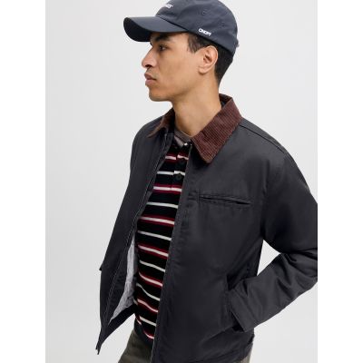 6. Jack&Jones pilot jacket JORNORREBRO WORKER JACKET 12282903 BLACK/CORDUROY C