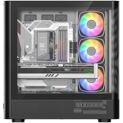 10. MODECOM VOLCANO AQ 300 ARGB MIDI BLACK CASE