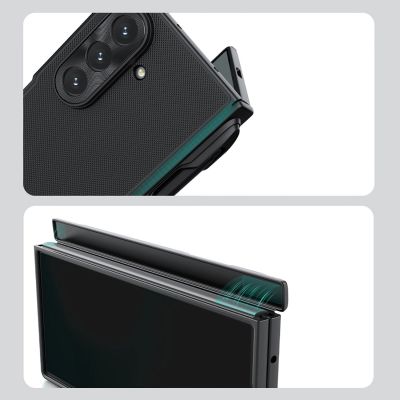 10. Nillkin Super Frosted Shield Fold Magnetic Case for Samsung Galaxy Z Fold 7 Compatible with MagSafe - Black
