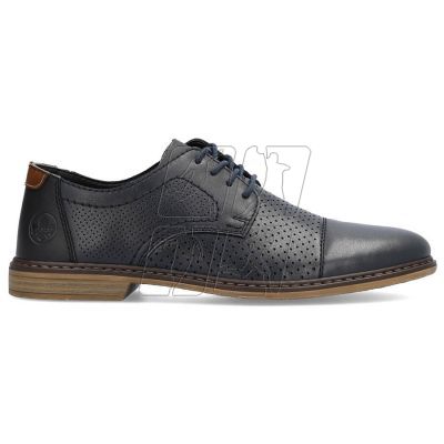 11. Comfortable leather shoes Rieker M RKR659, navy blue