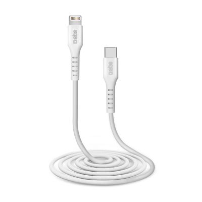 2. SBS TECABLELIGTC2W USB-C - Lightning Cable 2 m - White