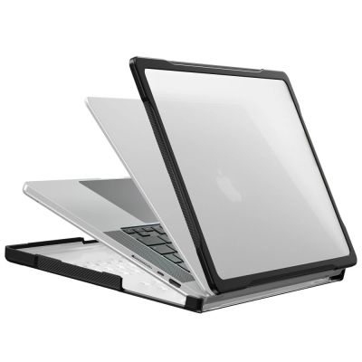 4. Tech-Protect Velar Case for MacBook Pro 16" 2021 / 2023 / 2025 / 2026 - Transparent Black