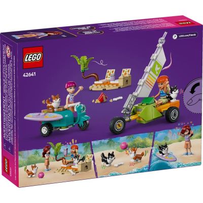 2. LEGO FRIENDS 42641 Surfing Dogs and Scooter Adventure