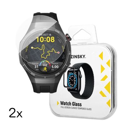 Wozinsky Full Glue Tempered Glass for Huawei Watch GT 5 / GT 5 Pro / GT 4 / GT 4 Pro / GT 3 / GT 3 Pro 46mm (2 pcs.)