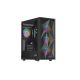 2. NATEC GENESIS DIAXID 605 ARGB MIDI TOWER USB-C GAMING CASE WITH WINDOW BLACK
