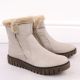 37. Beige women’s ankle boots with fur lining Rieker Y3481-60