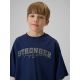 7. Boy's loose T-shirt with print 4F 4FJRSS26TTSHM3465-31S