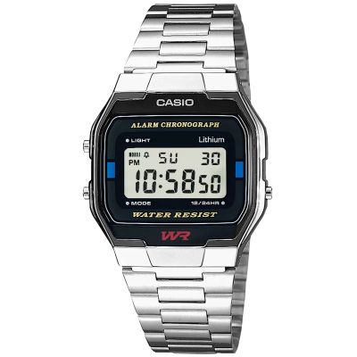 9. CASIO A163WA-1QES Unisex Watch + BOX