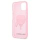 7. Karl Lagerfeld Glitter Karl's Head Case for iPhone 13 mini - Pink