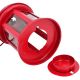 7. RED TEA LIGHT LANTERN CANDLE HOLDER