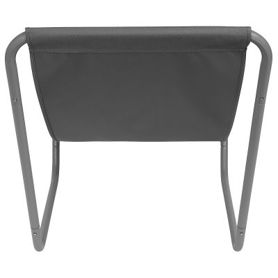 26. FOLDABLE GARDEN AND BEACH CHAIR AND BAG GREY ENERO CAMP