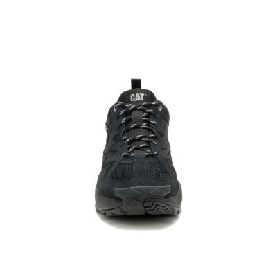 2. CATERPILLAR GRAPPLE SUEDE MESH BLACK SHOES (P726661)