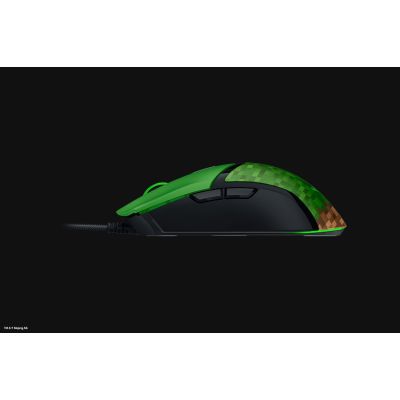 2. Razer Kobra Wired Gaming Mouse Minecraft Edition