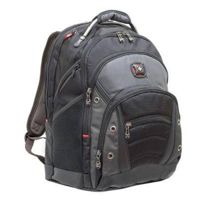 WENGER Synergy 16" Laptop Backpack Black/Gray 600635