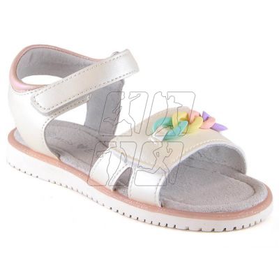 2. Velcro sandals with chain Miss❤E Jr EVE426 beige
