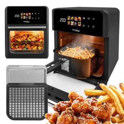 14. GREENBLUE FAT-FREE AIR FRYER, POWERFUL 1800W, CAPACITY 10L, 8 PROGRAMS, ACCESSORIES, TIMER GB950