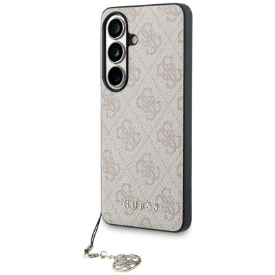 9. Guess 4G Classic Logo Charm MagSafe Case for Samsung Galaxy S26 - Pink