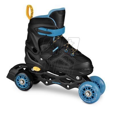 5. Spokey Quattro 4IN1 inline skates SPK-943433 size 34-37 BK/DBL