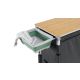4. Outwell 531189 Camping Kitchen Black, Grey, Stainless Steel, Wood Aluminum