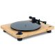 2. The House Of Marley EM-JT010-SB Turntable with Rotating Platter, Belt Drive, Black, Wood