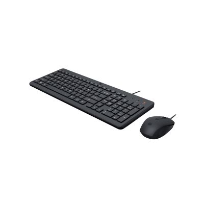 12. HP 150 Wired Mouse and Keyboard Set, Black, German Layout, 240J7AA#ABD