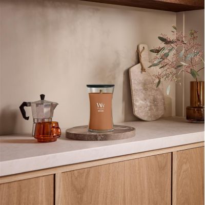 2. RADIANT AMBER WOODWICK Medium Candle