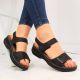 2. eVento W EVE223D black wedge sandals 