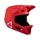 10. LEATT Helmet MTB Gravity 1.0 V24 full-face bicycle helmet, size M, red
