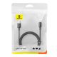 2. Baseus Silky 3A USB-A - USB-C Cable 1m - Black