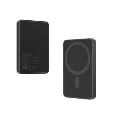3. GEMBIRD POWERBANK WITH WIRELESS CHARGING 15W 5000MAH, BLACK