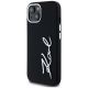 2. Karl Lagerfeld Silicone Metal Script Logo iPhone 15 Case - Black