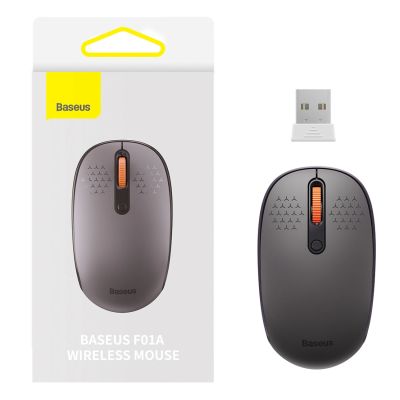 10. Baseus F01A 2.4 GHz Wireless Mouse - Gray