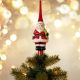 9. CHRISTMAS TREE TOP 28.5 CM SANTA CLAUS