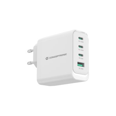 2. Conceptronic ALTHEA22W100 Mobile Device Charger Universal White AC Fast Charging Internal