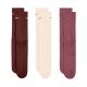 3. Nike Everyday Cushioned Crew Socks, 3 Pairs, Brown, Beige, Pink, SX7664 915