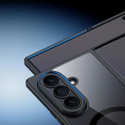 10. Dux Ducis Aimo Mag Case for Samsung Galaxy Z Fold 8 Compatible with MagSafe - Black