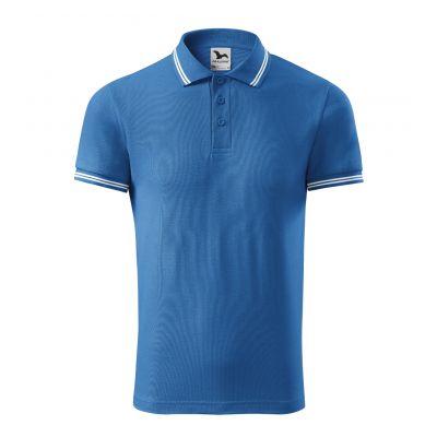 3. Malfini Urban M MLI-21914 azure polo shirt