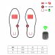 12. GLOVII HEATED SHOE INSERTS WITH REMOTE CONTROL, WIRELESSLY CHARGED, SIZE L (41-46) GW3L