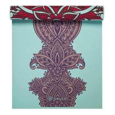 4. Gaiam Ara Rouge Double-Sided Yoga Mat 6 mm 63368