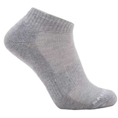 3. Skechers 3pk Unisex Terry Qtr Crew S111035-039 Gray 35-38