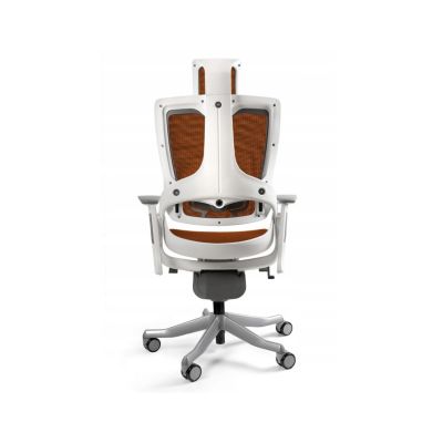 3. Wau 2 NW45 mesh office chair mandarin/white