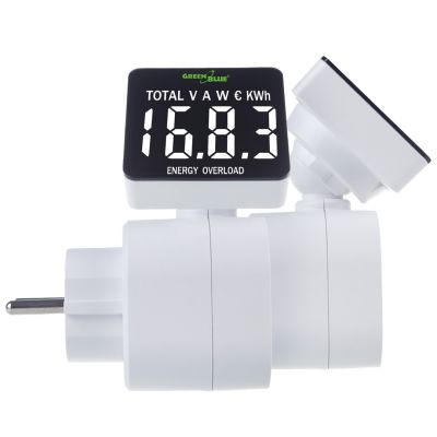 12. GREENBLUE ENERGY METER, WATTMETER, 16A, MAX. 3680W, MEMORY BACKUP GB620 E