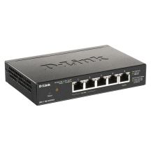 D-Link DGS-1100-05PDV2 Network Links Managed Gigabit Ethernet (10/100/1000) PoE Support Black