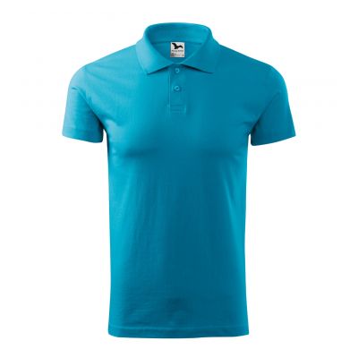 5. Malfini Single J. M MLI-20244 Turquoise Polo Shirt
