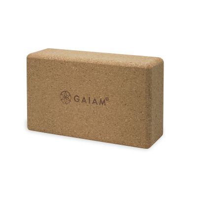 11. GAIAM Cork Yoga Cube 52292